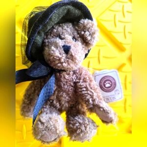 Nwt Boyds Bears Plush Monique Labearsley Fabric Hat Series Bear
